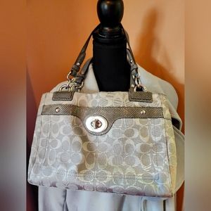 Silver Coach purse